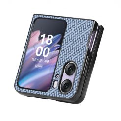Kryty na mobil | Kryt Carbon Fiber modrý – Oppo Find N2 Flip | Kryty na mobil