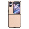 Kryty na mobil | Kryt Carbon Fiber hnedý – Oppo Find N2 Flip | Kryty na mobil