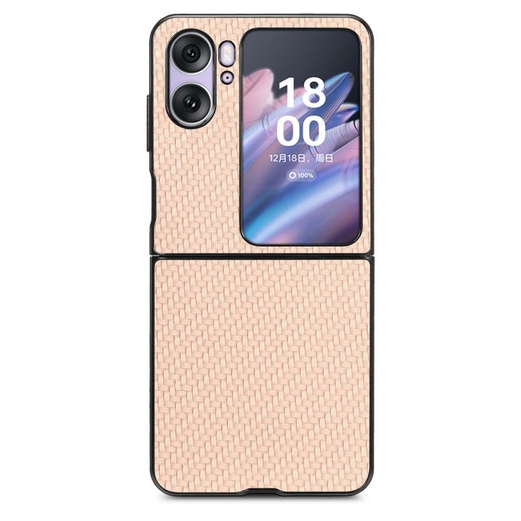Kryt Carbon Fiber zlatý – Oppo Find N2 Flip | Kryty na mobil Kryty na mobil | Kryt Carbon Fiber zlatý – Oppo Find N2 Flip | Kryty na mobil
