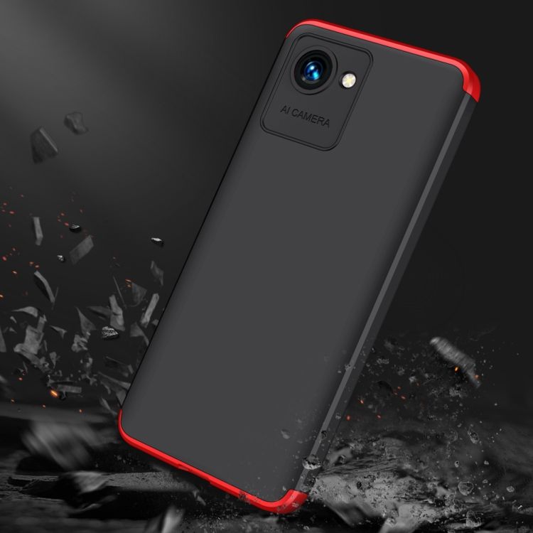 Ochranný kryt 360 Protection čierno-červený – Realme C30 | Kryty na mobil Kryty na mobil | Ochranný kryt 360 Protection čierno-červený – Realme C30 | Kryty na mobil