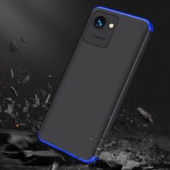 Kryty na mobil | Ochranný kryt 360 Protection čierno-modrý – Realme C30 | Kryty na mobil