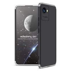 Ochranný kryt 360 Protection čierno-strieborný – Realme C30