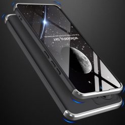 Kryty na mobil | Ochranný kryt 360 Protection čierno-strieborný – Realme C30 | Kryty na mobil