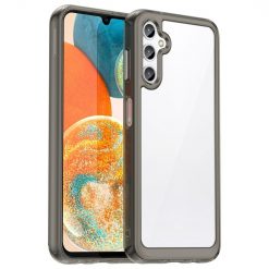 Kryty na mobil | Ochranný kryt Colorful Acrylic case transparentno-sivý – Samsung Galaxy A54 5G | Kryty na mobil