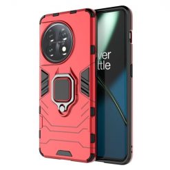 Odolný kryt Ring Armor červený – OnePlus 11 5G