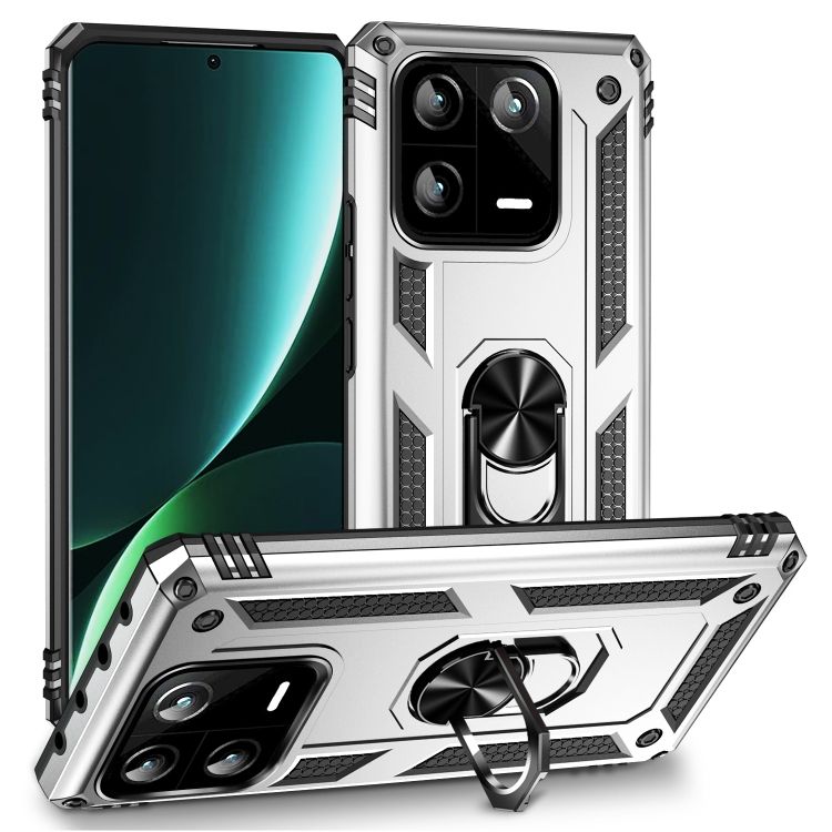 Odolný kryt Ring Armor strieborný – Xiaomi 13 Pro | Kryty na mobil Kryty na mobil | Odolný kryt Ring Armor strieborný – Xiaomi 13 Pro | Kryty na mobil