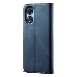 Peňaženkové puzdro Denim Texture modré – Oppo A78 5G | Kryty na mobil Kryty na mobil | Peňaženkové puzdro Denim Texture modré – Oppo A78 5G | Kryty na mobil