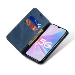 Peňaženkové puzdro Denim Texture modré – Oppo A78 5G | Kryty na mobil Kryty na mobil | Peňaženkové puzdro Denim Texture modré – Oppo A78 5G | Kryty na mobil
