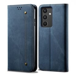 Kryty na mobil | Peňaženkové puzdro Denim Texture modré – Samsung Galaxy A34 5G | Kryty na mobil