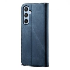 Peňaženkové puzdro Denim Texture modré – Samsung Galaxy A54 5G | Kryty na mobil Kryty na mobil | Peňaženkové puzdro Denim Texture modré – Samsung Galaxy A54 5G | Kryty na mobil