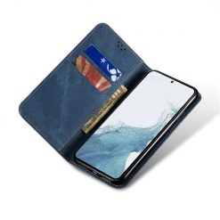 Peňaženkové puzdro Denim Texture modré – Samsung Galaxy A54 5G | Kryty na mobil Kryty na mobil | Peňaženkové puzdro Denim Texture modré – Samsung Galaxy A54 5G | Kryty na mobil