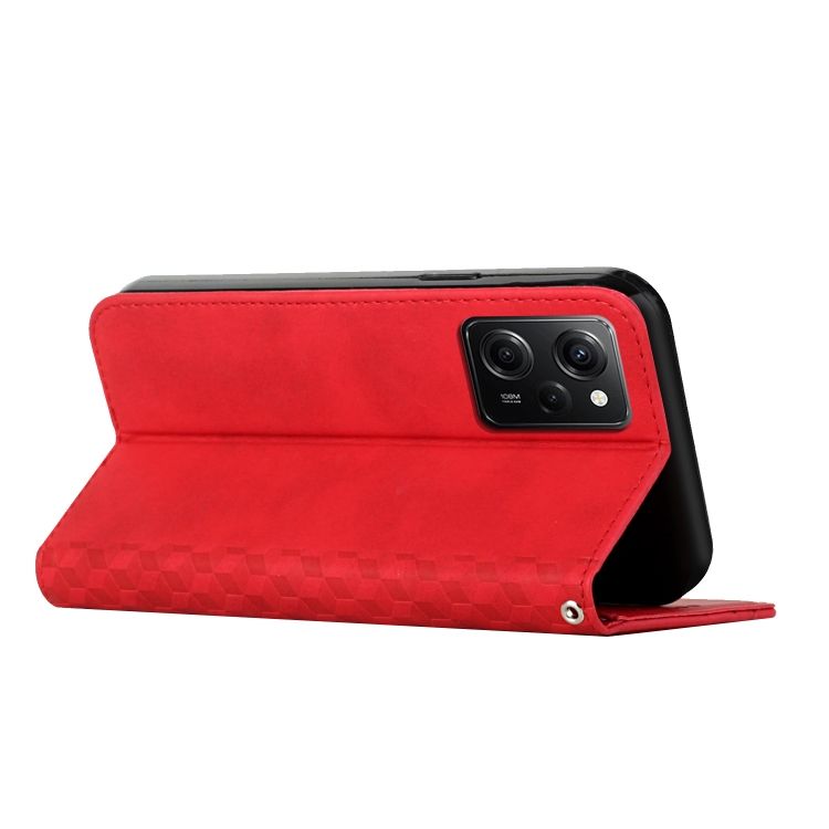Peňaženkové puzdro Diamond Pattern case červené – Xiaomi Poco X5 Pro 5G | Kryty na mobil Kryty na mobil | Peňaženkové puzdro Diamond Pattern case červené – Xiaomi Poco X5 Pro 5G | Kryty na mobil