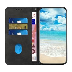 Kryty na mobil | Peňaženkové puzdro Diamond Pattern case čierne – Xiaomi Poco X5 Pro 5G | Kryty na mobil
