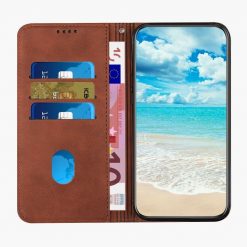 Peňaženkové puzdro Diamond Pattern case hnedé – Xiaomi Poco X5 Pro 5G | Kryty na mobil Kryty na mobil | Peňaženkové puzdro Diamond Pattern case hnedé – Xiaomi Poco X5 Pro 5G | Kryty na mobil