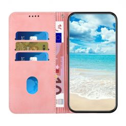 Kryty na mobil | Peňaženkové puzdro Diamond Pattern case ružové – Xiaomi Poco X5 Pro 5G | Kryty na mobil