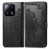Kryty na mobil | Peňaženkové puzdro Embossing Pattern Mandala Flower ružové – Xiaomi 13 Pro | Kryty na mobil