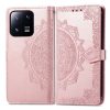 Peňaženkové puzdro Embossing Pattern Mandala Flower modré – Xiaomi 13 | Kryty na mobil Kryty na mobil | Peňaženkové puzdro Embossing Pattern Mandala Flower modré – Xiaomi 13 | Kryty na mobil