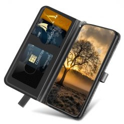 Kryty na mobil | Peňaženkové puzdro Embossing Pattern Strom čierne – Xiaomi 13 Pro | Kryty na mobil