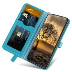 Peňaženkové puzdro Embossing Pattern Strom modré – Xiaomi 13 Pro | Kryty na mobil Kryty na mobil | Peňaženkové puzdro Embossing Pattern Strom modré – Xiaomi 13 Pro | Kryty na mobil