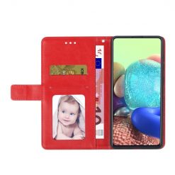 Kryty na mobil | Peňaženkové puzdro Geometric Pattern case červené – Oppo A78 5G | Kryty na mobil