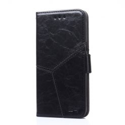 Peňaženkové puzdro Geometric Stitching case čierne – Xiaomi 13