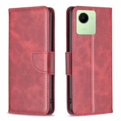 Peňaženkové puzdro Retro Lambskin červené – Realme C30 | Kryty na mobil Kryty na mobil | Peňaženkové puzdro Retro Lambskin červené – Realme C30 | Kryty na mobil