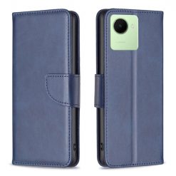 Peňaženkové puzdro Retro Lambskin modré – Realme C30 | Kryty na mobil Kryty na mobil | Peňaženkové puzdro Retro Lambskin modré – Realme C30 | Kryty na mobil