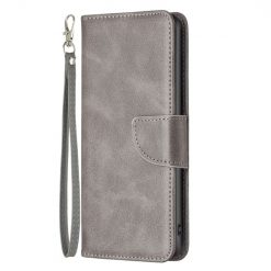 Peňaženkové puzdro Retro Lambskin sivé – Realme C30