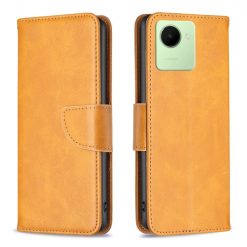 Peňaženkové puzdro Retro Lambskin žlté – Realme C30 | Kryty na mobil Kryty na mobil | Peňaženkové puzdro Retro Lambskin žlté – Realme C30 | Kryty na mobil