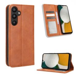 Kryty na mobil | Peňaženkové puzdro Retro Leather hnedé – Samsung Galaxy A34 5G | Kryty na mobil