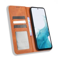 Peňaženkové puzdro Retro Leather hnedé – Samsung Galaxy A54 5G | Kryty na mobil Kryty na mobil | Peňaženkové puzdro Retro Leather hnedé – Samsung Galaxy A54 5G | Kryty na mobil