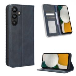 Kryty na mobil | Peňaženkové puzdro Retro Leather modré – Samsung Galaxy A34 5G | Kryty na mobil