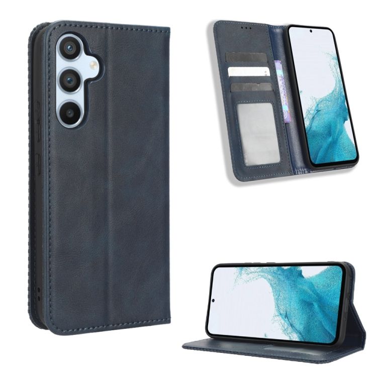 Peňaženkové puzdro Retro Leather modré – Samsung Galaxy A54 5G | Kryty na mobil Kryty na mobil | Peňaženkové puzdro Retro Leather modré – Samsung Galaxy A54 5G | Kryty na mobil