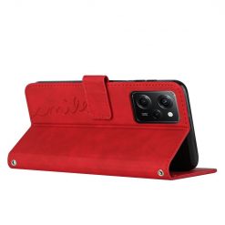 Kryty na mobil | Peňaženkové puzdro Smile case červené – Xiaomi Poco X5 Pro 5G | Kryty na mobil