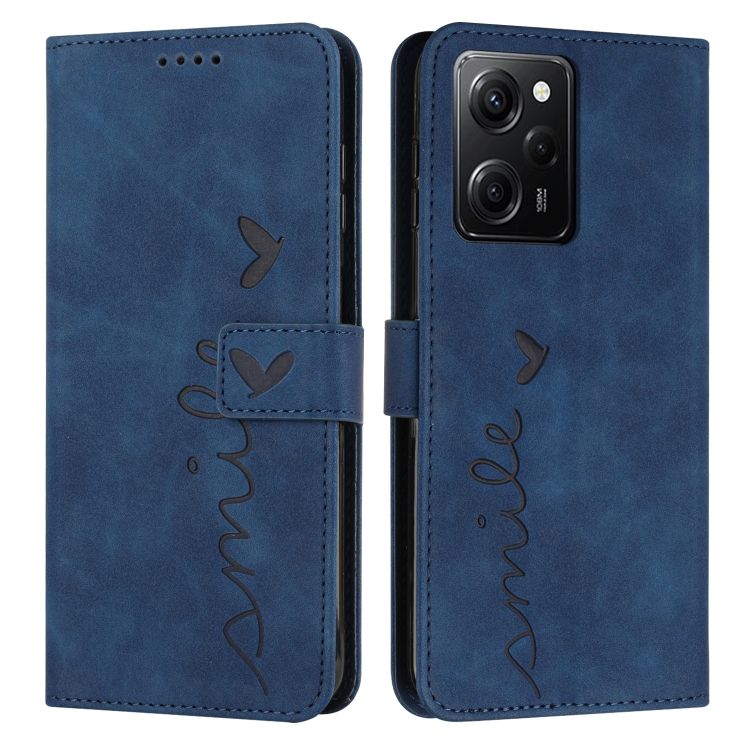 Peňaženkové puzdro Smile case modré – Xiaomi Poco X5 Pro 5G | Kryty na mobil Kryty na mobil | Peňaženkové puzdro Smile case modré – Xiaomi Poco X5 Pro 5G | Kryty na mobil