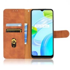 Peňaženkové puzdro Solid hnedé – Realme C30 | Kryty na mobil Kryty na mobil | Peňaženkové puzdro Solid hnedé – Realme C30 | Kryty na mobil