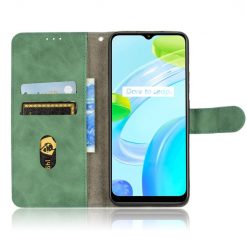 Kryty na mobil | Peňaženkové puzdro Solid zelené – Realme C30 | Kryty na mobil