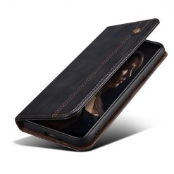 Kryty na mobil | Peňaženkové puzdro Wax case čierne – Oppo A78 5G | Kryty na mobil