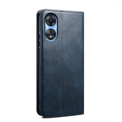 Peňaženkové puzdro Wax case modré – Oppo A78 5G | Kryty na mobil Kryty na mobil | Peňaženkové puzdro Wax case modré – Oppo A78 5G | Kryty na mobil