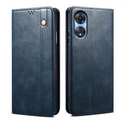 Peňaženkové puzdro Wax case modré – Oppo A78 5G | Kryty na mobil Kryty na mobil | Peňaženkové puzdro Wax case modré – Oppo A78 5G | Kryty na mobil