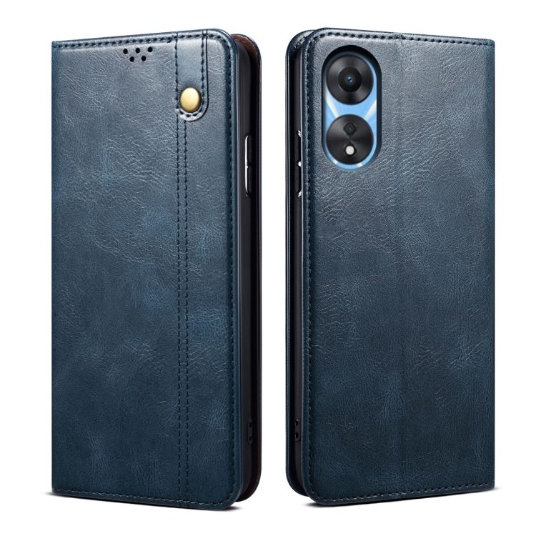 Peňaženkové puzdro Wax case modré – Oppo A78 5G | Kryty na mobil Kryty na mobil | Peňaženkové puzdro Wax case modré – Oppo A78 5G | Kryty na mobil