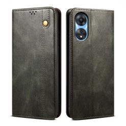 Kryty na mobil | Peňaženkové puzdro Wax case zelené – Oppo A78 5G | Kryty na mobil