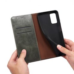 Kryty na mobil | Peňaženkové puzdro Wax case zelené – Oppo A78 5G | Kryty na mobil