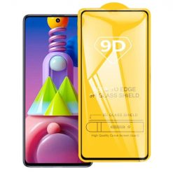 Tvrdené sklo celopovrchové čierne – Samsung Galaxy M51