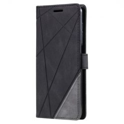 Kryty na mobil | Knižkové puzdro Rhombus čierne – Samsung Galaxy A14 4G/5G | Kryty na mobil