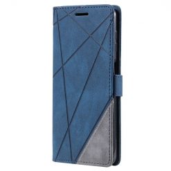 Kryty na mobil | Knižkové puzdro Rhombus modré – Samsung Galaxy A14 4G/5G | Kryty na mobil