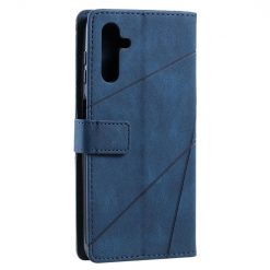 Kryty na mobil | Knižkové puzdro Rhombus modré – Samsung Galaxy A14 4G/5G | Kryty na mobil