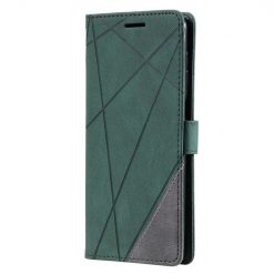 Kryty na mobil | Knižkové puzdro Rhombus zelené – Samsung Galaxy A14 4G/5G | Kryty na mobil