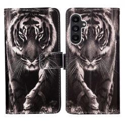 Knižkové puzdro Trendy Colored case Tiger – Samsung Galaxy A14 4G/5G