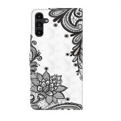 Knižkové puzdro Trendy Cross case Čierno-biele mandaly – Samsung Galaxy A14 4G/5G | Kryty na mobil Kryty na mobil | Knižkové puzdro Trendy Cross case Čierno-biele mandaly – Samsung Galaxy A14 4G/5G | Kryty na mobil